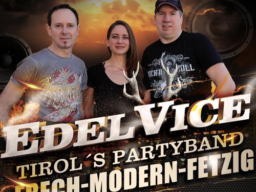 Partyband Edelvice aus Tirol deine Partyband für Tirol